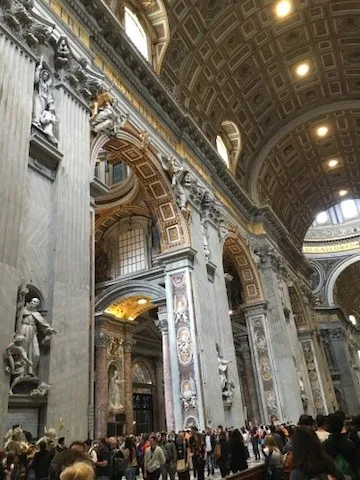Grand interior of St. Peter's Basilica — Vatican City — St. Peter's Basilica