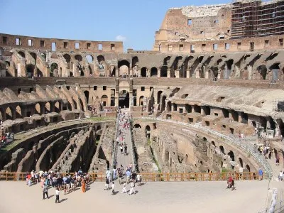 Arena and underground structure — Rome — Colosseum