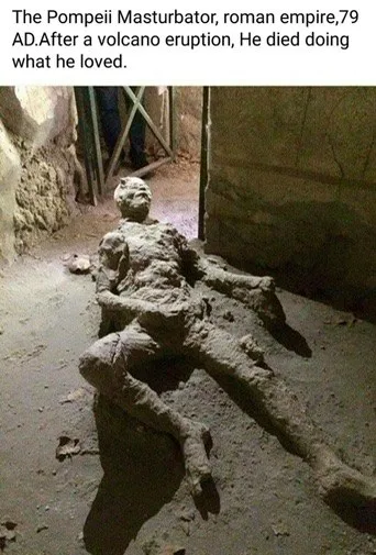 A haunting preserved victim of the Vesuvius eruption — Pompeii