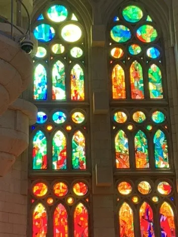 Sagrada Família stained glass — Barcelona — Sagrada Família