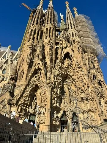 Nativity façade towers — Barcelona — Sagrada Família
