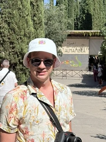 Justin at the Alhambra — Granada — Alhambra