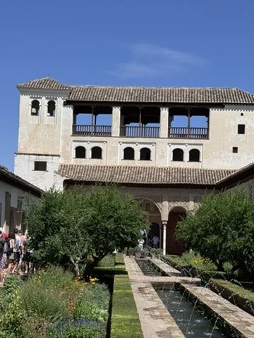Palace and formal garden axis — Granada — Alhambra