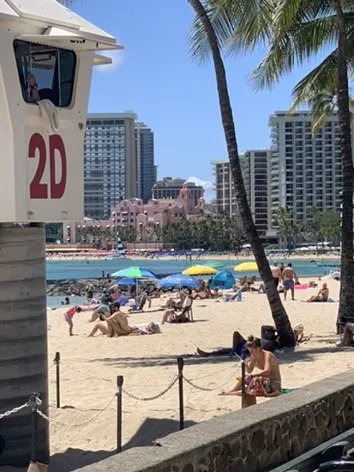 Classic Waikiki beach scene — Oʻahu — Waikiki Beach