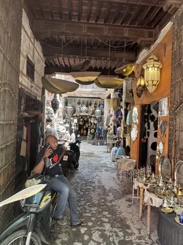 Marrakesh medina lane — Marrakesh, Morocco