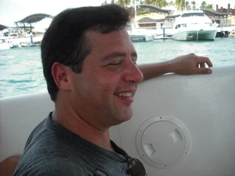Scott approaching Land's End — Cabo San Lucas