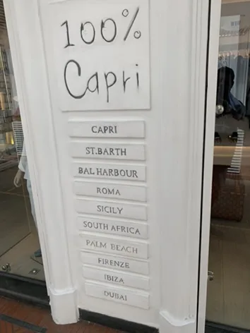 100% Capri — Capri and its lemons