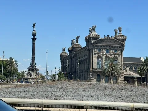 Columbus Monument and Port Vell — Barcelona