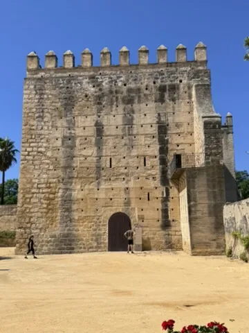 Almohad fortress walls — Alcázar of Jerez