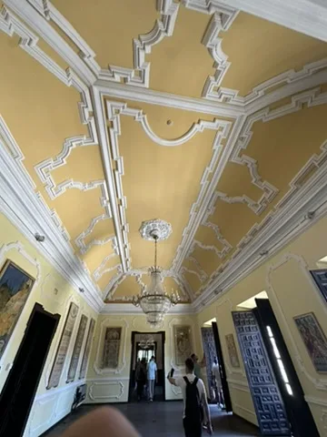Ornate hall inside the Alcázar — Alcázar of Jerez