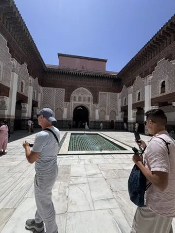 Courtyard of Ben Youssef Madrasa — Ben Youssef Madrasa