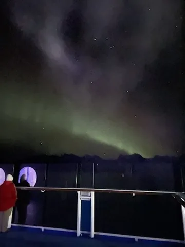 Alaska — aurora and Inside Passage — a closer look