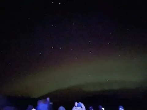 Alaska — aurora and Inside Passage — a postcard moment