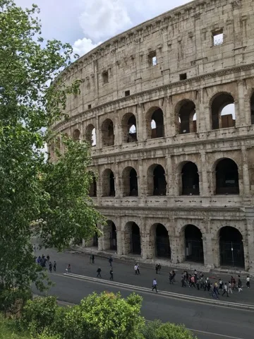 Rome — Colosseum — the landmark in its setting