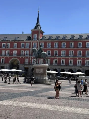 Plaza Mayor — Madrid — the landmark in its setting
