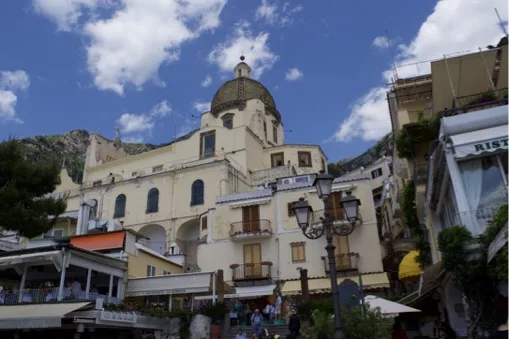 Amalfi Coast — cliffside beauty — the landmark in its setting