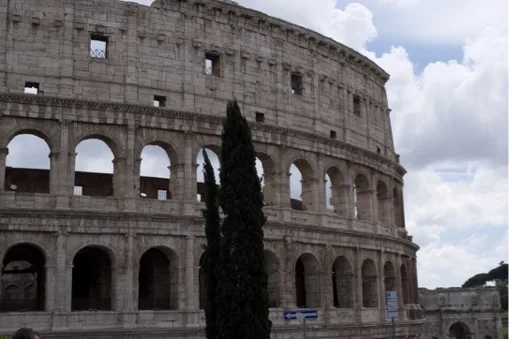 Rome — Colosseum — the journey in one frame