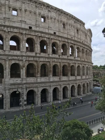 Rome — Colosseum — a postcard moment