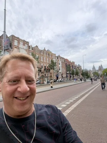 Amsterdam — Van Gogh Museum — a postcard moment