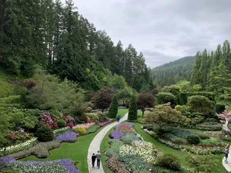 Victoria — Butchart Gardens — a view worth remembering