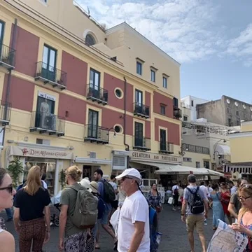Capri — island beauty — the landmark in its setting