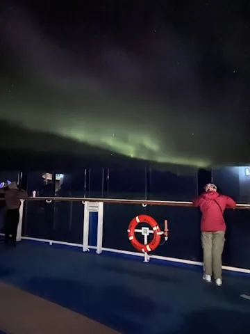 Alaska — aurora and Inside Passage — the journey in one frame