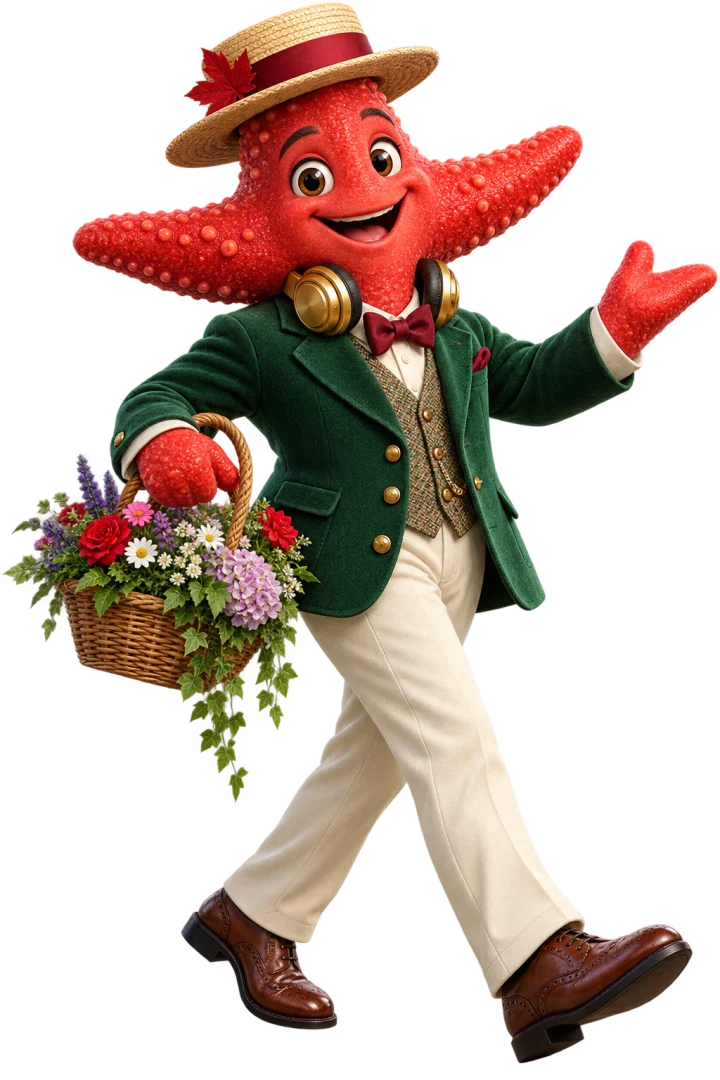 Scooter Stardust in the victoria illustration
